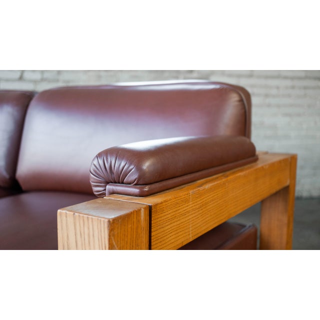 Vintage Oak Sofa Attributed to Warren Platner for CI Designs For Sale - Image 14 of 17