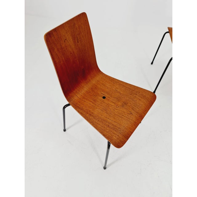 Mid-Century Modern Teak Chair by Friso Kramer for Auping, 1963 For Sale - Image 5 of 11