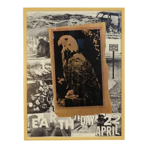 1970 Robert Rauschenberg Original Earth Day Poster, Framed