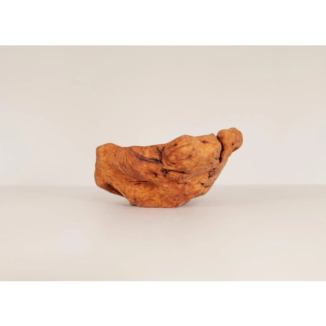 Wood Large Scandinavian Modern Swedish Folk Art Organic Burl Bowl, 1960s For Sale - Image 7 of 11