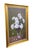 Realism Late 20th Century Bouquet of Purple Peony Flowers in a Glass Vase Still Life Oil Painting on Canvas 41" For Sale - Image 3 of 11
