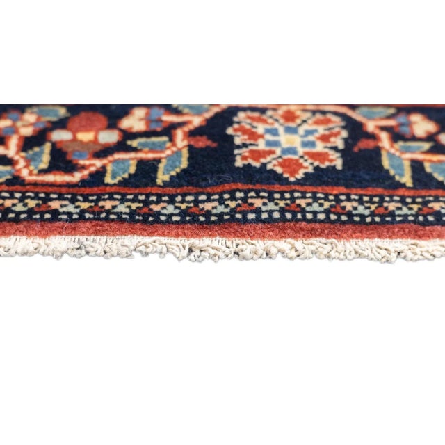 Antique Farahan Sarouk Rug 3'8'' x 5' For Sale - Image 9 of 12