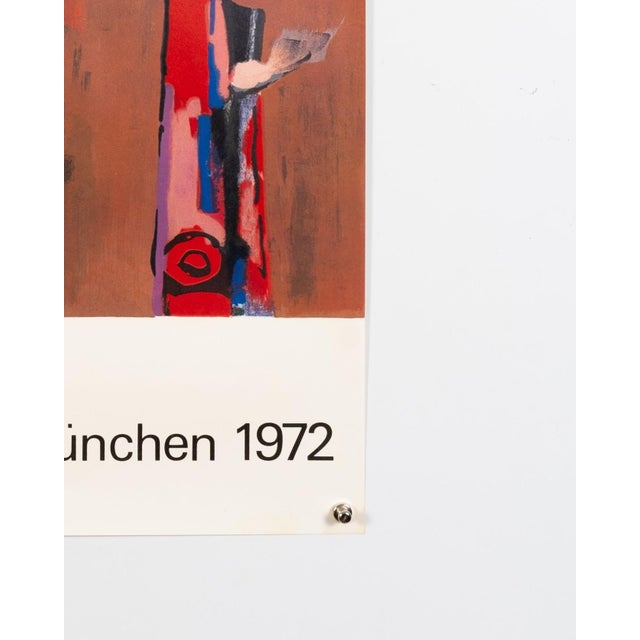 Paper Olympia Poster by Marino Marini, 1972 For Sale - Image 7 of 9