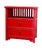 This vintage Chinese bedside cabinet is crafted from solid wood and finished in a rich red lacquer, symbolizing good...