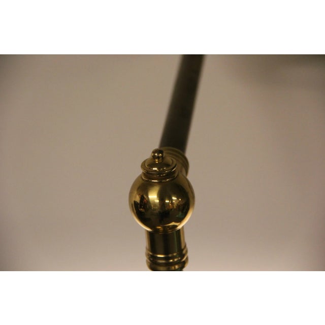 Gold Vintage Brass and Iron Wall Lamp For Sale - Image 8 of 12
