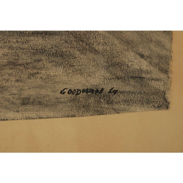 Sidney Goodman Charcoal Drawing, 'Interior with Figure' For Sale - Image 11 of 18