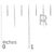 Early 21st Century 10K White Gold 1/10 Cttw Diamond 'R' Initial Stud Earring For Sale - Image 5 of 5