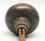 Antique Egg & Dart Bronze Entry Door Knob For Sale - Image 4 of 4