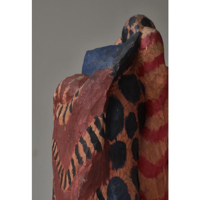 Black Erik Höglund, Untitled, 1950s, Carved and Painted Pinewood For Sale - Image 8 of 18