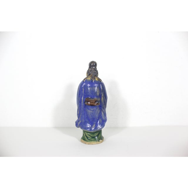 Antique Handmade Folk Art Chinese Clay Figurine Mudman for Miniature or Bonsai Display For Sale - Image 4 of 8