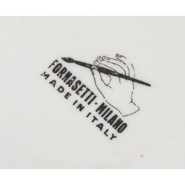 White Fornasetti Porcelain Tableware, 2 Pcs. For Sale - Image 8 of 13