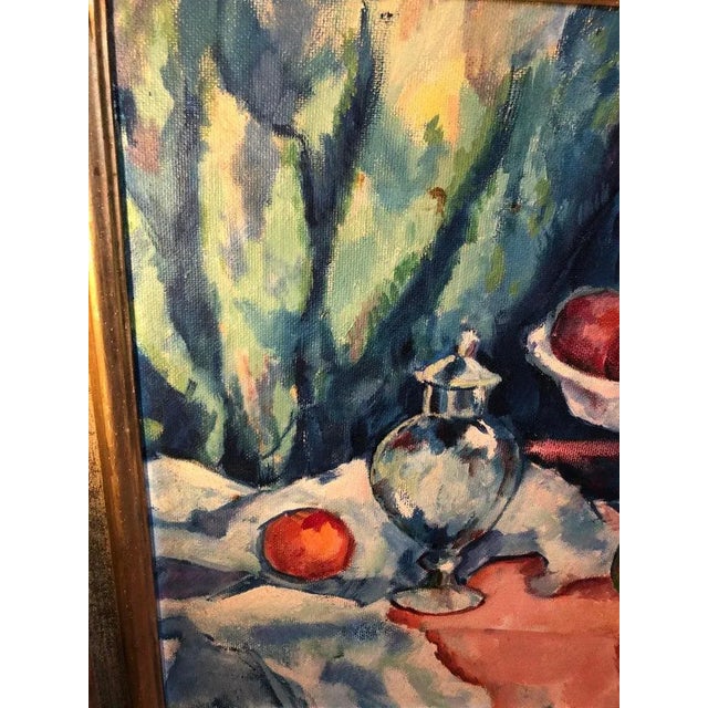1950s Mid Century Still Life on Board Signed Timmons For Sale - Image 5 of 13