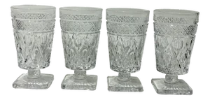 Vintage Imperial Glass Cape Cod Glasses- Set of 4