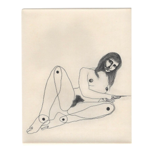 George Stuempfig Modern Female Nude Etching