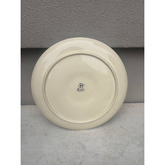 French Majolica Oyster Plate Choisy-Le-Roi, Circa 1880 For Sale - Image 4 of 8