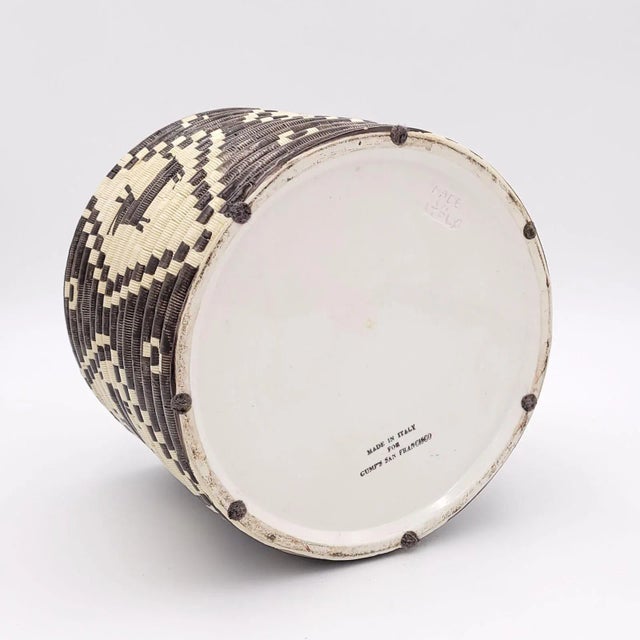 American Set 3 Vintage Cache Pots Inspired by Indian Design, Circa 1970 For Sale - Image 3 of 12