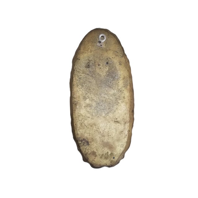 Antique Verdigris Bronze Relief Sculpture Plaque of Our Lady Guadalupe For Sale In Madison - Image 6 of 9