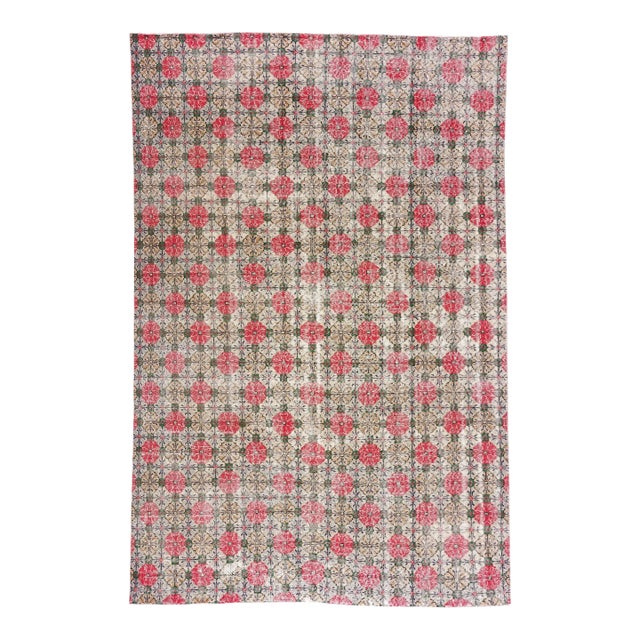 Zeki Muren Vintage Turkish Sivas Rug - 06'11 X 10'06 For Sale