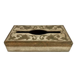 Vintage Italian Florentine Tissue Box