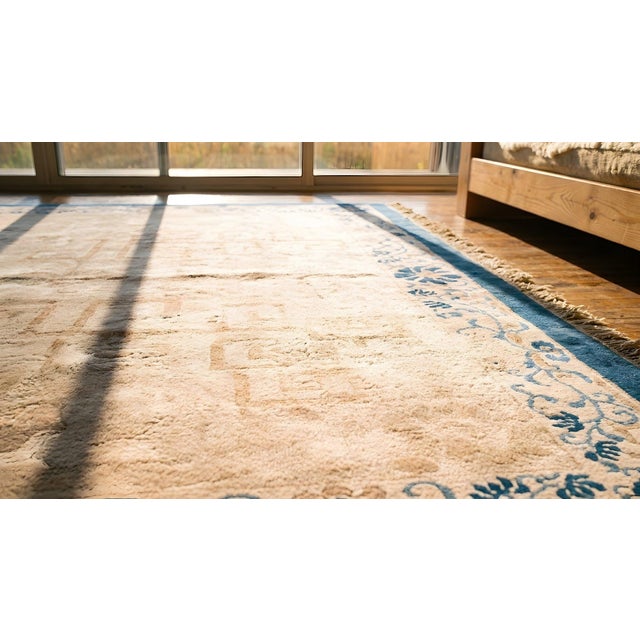 Early 20th Century Chinese Peking Carpet ( 8' 2" x 10' - 250 x 305 cm ) For Sale In New York - Image 6 of 7