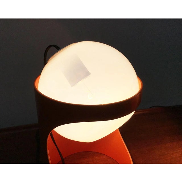 Mid-Century Swiss Space Age Guggerli L1 Table Lamp by Rosemarie & Rico Baltensweiler for Baltensweiler, Set of 2 For Sale - Image 4 of 18