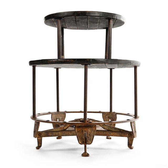 Double Round Display Table For Sale - Image 6 of 6