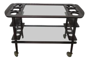 De Baggis Ico Parisi Mid Century Modern Italian Bar Cart Modelo 53