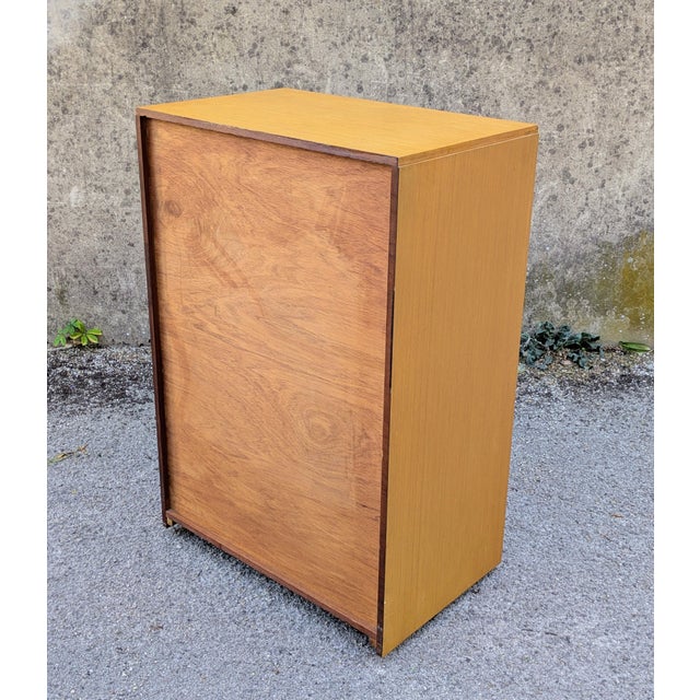 Brown Mid-Century Modern Six-Drawer Cabinet, 1970s For Sale - Image 8 of 10