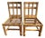 Brown Jordan Rattan & Bamboo Chairs 1980 - A Pair For Sale