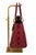 Christian Dior Medium Lady Dior Cannage Studded Burgundy Leather Bag With Strap For Sale In Miami - Image 6 of 12