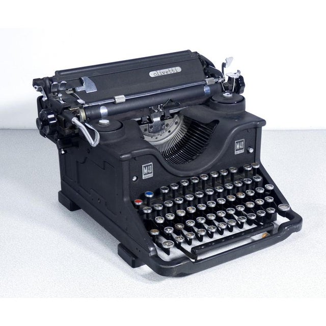 M40 Typewriter from Olivetti, 1930s For Sale - Image 14 of 18