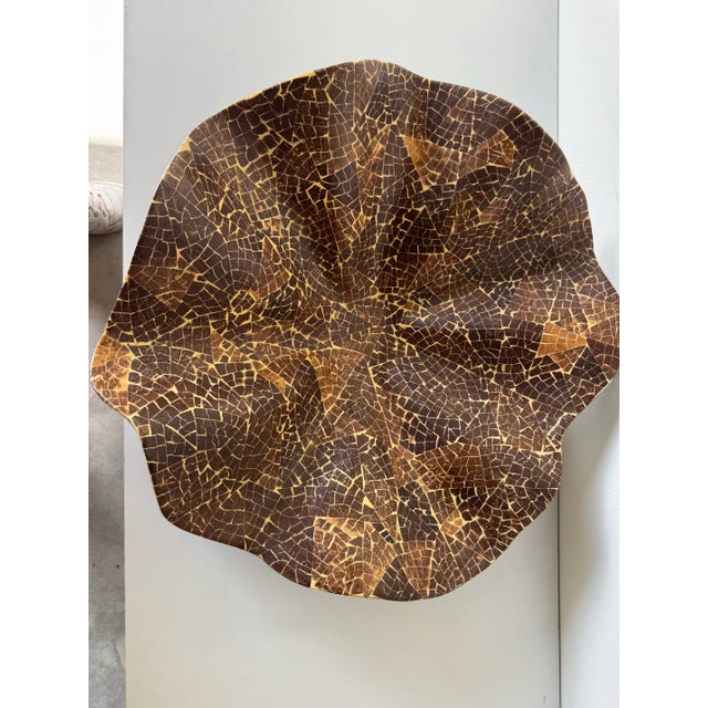 Large - 1980s Vintage Organic Cococnut Shell Sculptural Bowl/Sold For Sale - Image 4 of 12