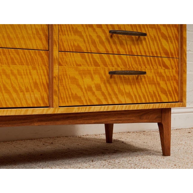 Madagascar Vintage Nine Drawer Dresser For Sale - Image 10 of 12