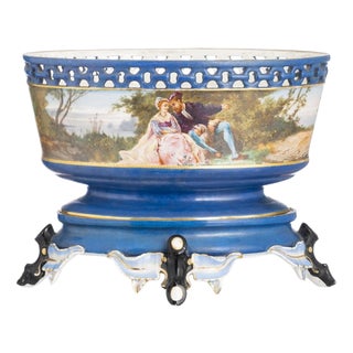 19th Century Porcelain Centerpiece with Base For Sale
