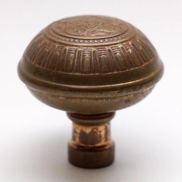 Traditional Russell & Erwin Bronze Four Fold Antique Door Knob For Sale - Image 3 of 4