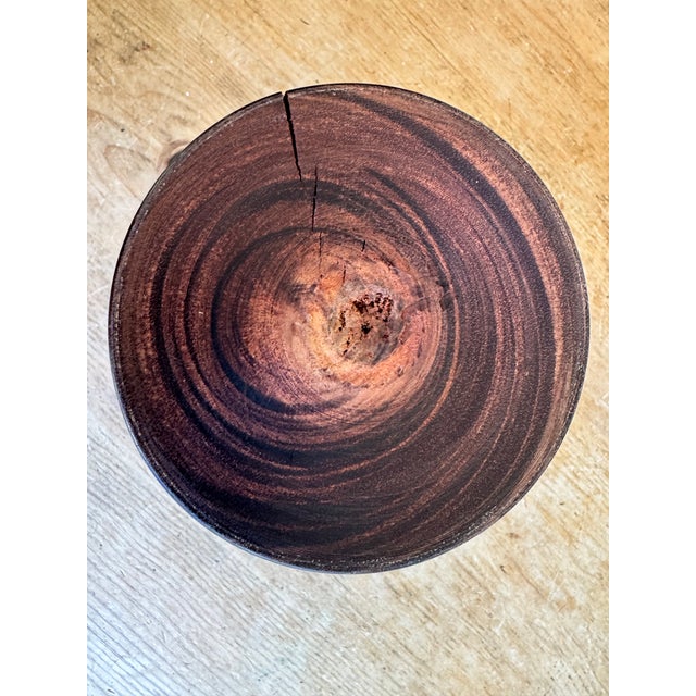 Antique Lignum Vitae Mortar and Pestle For Sale - Image 11 of 11
