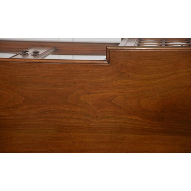 Large Breakfront Low Bookcase in Walnut, 1890s For Sale - Image 18 of 18