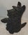 19Thc Cast iron Scottie dog door stop in old surface paint.This is a heavy and tall dog doorstop.