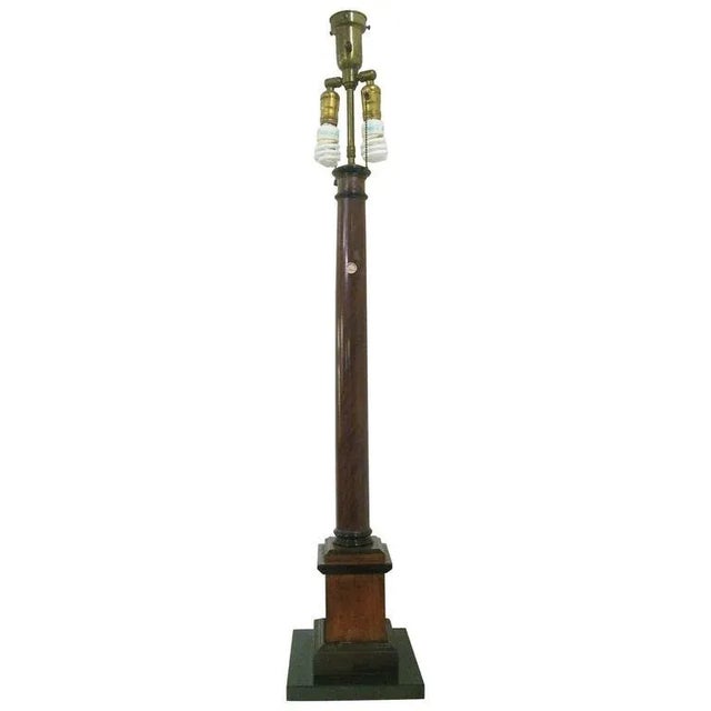 Late 19th Century 19th Century Georgian Stick Form Tall Table Lamp For Sale - Image 5 of 5