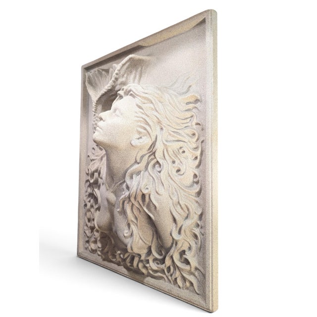 1994 Robert J Marino Metaphysique three dimensional "Mermaid" Wall Sculpture Art. With tag on the back. From the...