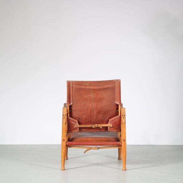 Wood Safari Chair by Kaare Klinkt for Rud Rasmussen, Denmark, 1950s For Sale - Image 7 of 15
