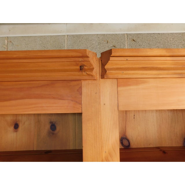 Custom Knotty Pine Open Bookcases a Pair Chairish