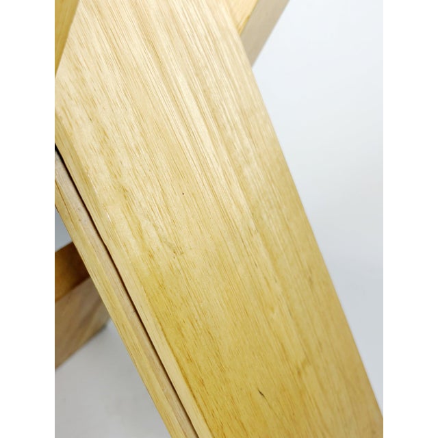 Gold Wooden Stool from Roger Tallon, France, 1970 For Sale - Image 8 of 18