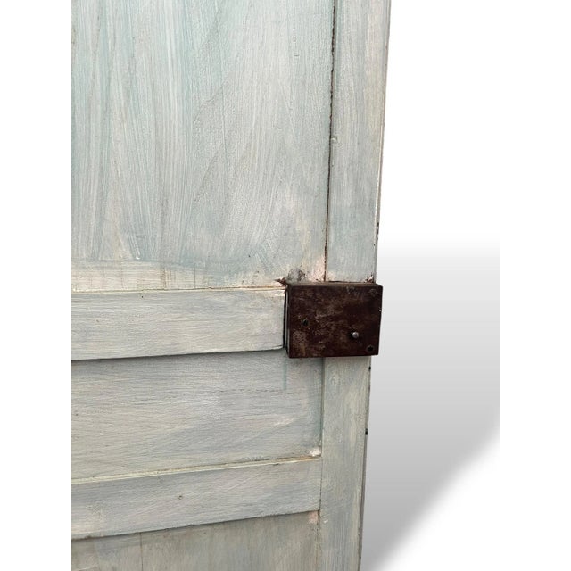 Louis XIV Style Armoire in Painted Wood, 19th Century For Sale - Image 5 of 15