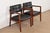 Jens Risom Style Mid-Century Modern Sculpted Walnut Lounge Chairs, Pair For Sale - Image 12 of 12