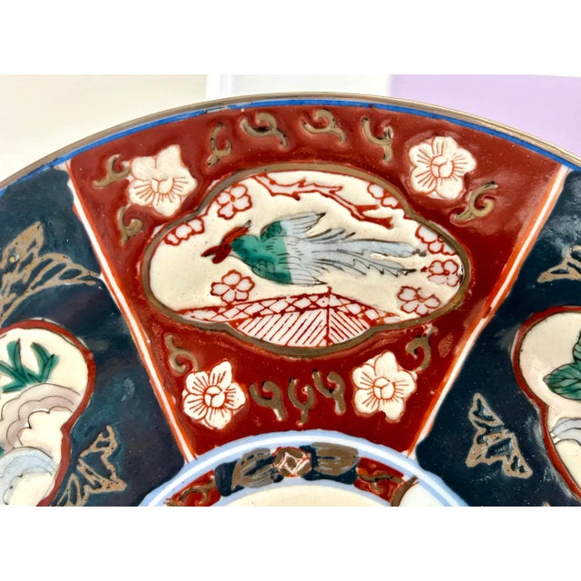 Imari Porcelain Antique Imari Charger Plate For Sale - Image 4 of 8