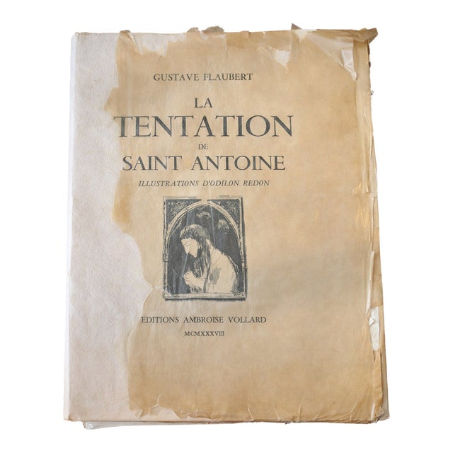 1938 Odilon Redon Illustrated “La Tentation De Saint Antoine” by Gustave Flaubert — Ambroise Vollard Edition, 1938 For Sale