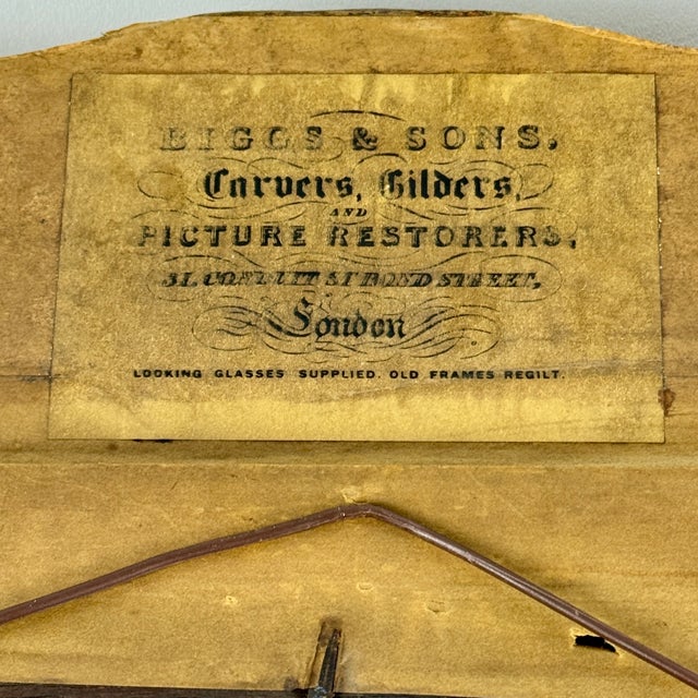 Late 19th Century Original Antique Oil on Board Painting of Gentleman Riding a Horse, Signed H. Hall, in Ornate Gilt Wood Frame For Sale - Image 12 of 12