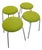 Green Upholstered Pastillo Stool by Ulla Christiansson for Karl Andersson & Söner For Sale
