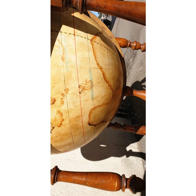 Library Terrestrial Globe on Stand, Early 20th Century For Sale - Image 10 of 16